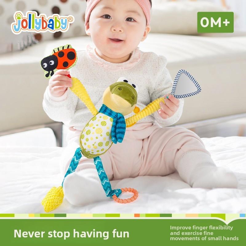 Lamb Character Baby Car Toy With Soft Plush Material For Sensory Development And Parentchild Interaction