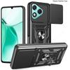 Slide Lens Armor Funda for OPPO F29 Pro 5G Global Case Magnetic Rotate Ring Stand Cover for OPPO A5 Pro 5G China Case
