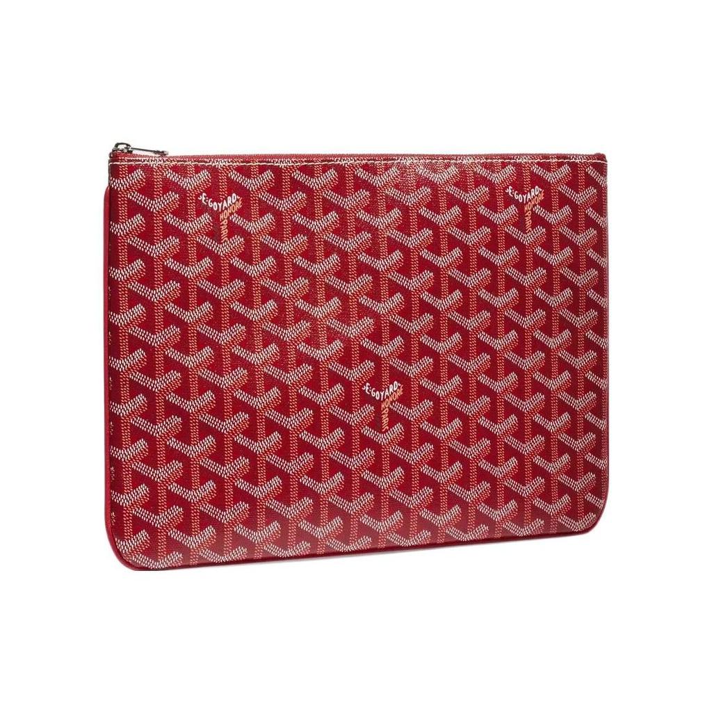 Goyard Senat Y Monogram Full Print Zipper Cosmetic Bag Unisex Cosmetic Bag Black Blue Green SENAT2MMLTY