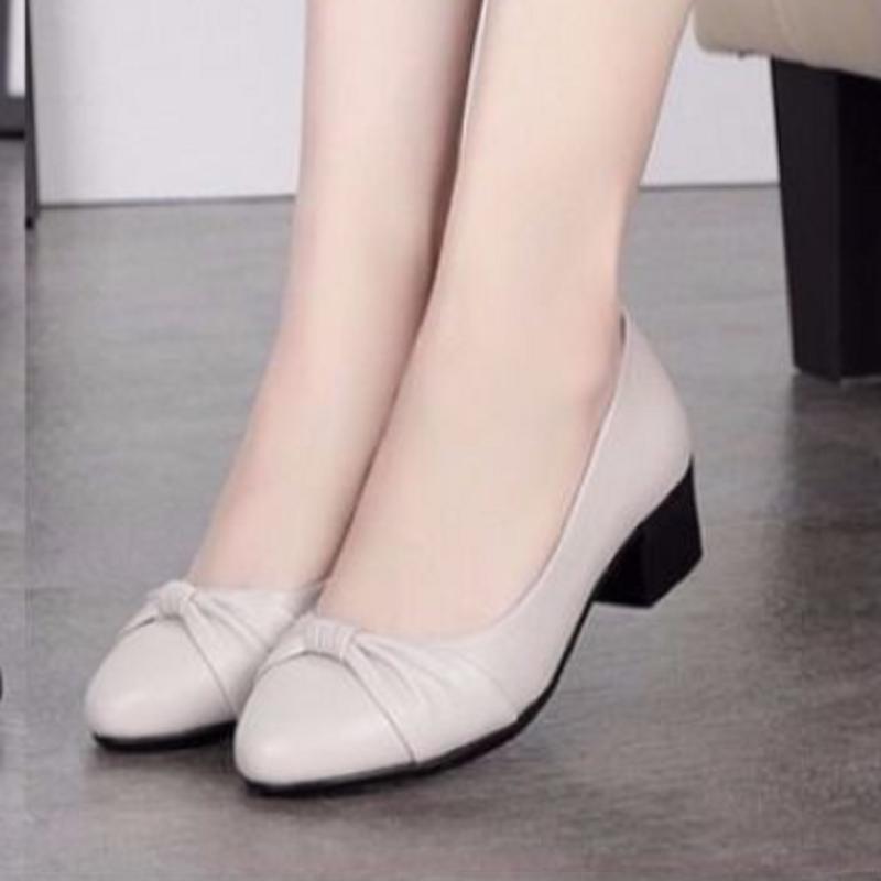 sapatos femininas women fashion light weight black patent leather spring slip on office work shoes lady pumps ab706