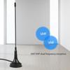 Digitální DVB-T vnitřní HDTV anténa UHf VHF dvoupásmová anténa s magnetickou základnou 10DB
