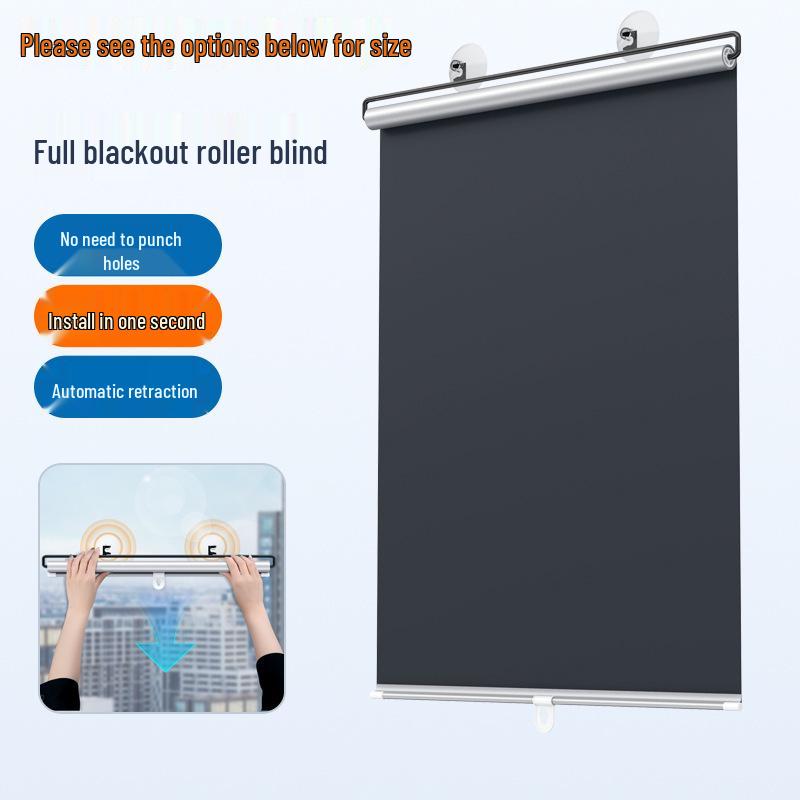 Retractable Suction Cup Sunshade Curtain for Car and Home Windows