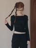 Teuwi Dewin Two-Way Drape Strap Long Sleeve T-Shirt