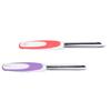 2Pcs Stainless Steel Fruit Pepper Corer Core Remover Tools Kitchen Supplies OrangePurple