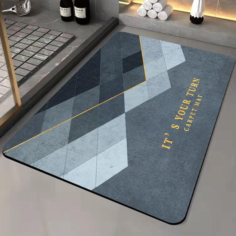 Diatom Mud Floor Mat Absorbent Non-slip Mat Household Door Quick Drying Mat Toilet Toilet Bathroom Shower Floor Mat