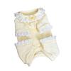 Autumn and Winter Pet Four Legged Base Shirt Princess Lace Teddy Cat Jumpsuit Dog Pajamas Puppy Clothes for Small Dogs