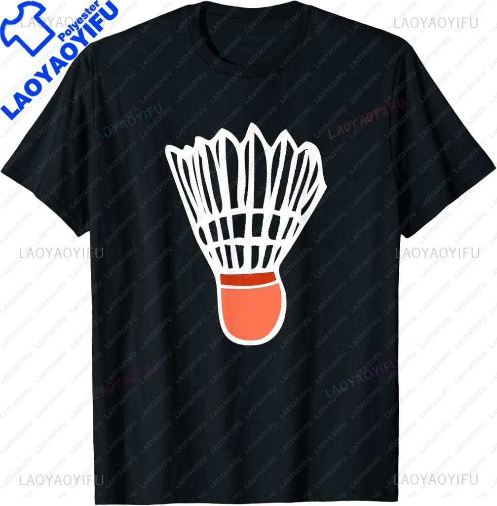 Colorful Shuttlecock Birdie Badminton Player Sports Lover TShirt Unisex Clothing Tops Streetwear Graphic T Shirts Camisetas