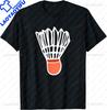 Colorful Shuttlecock  Birdie Badminton Player Sports Lover TShirt  Unisex Clothing Tops Streetwear Graphic T Shirts Camisetas