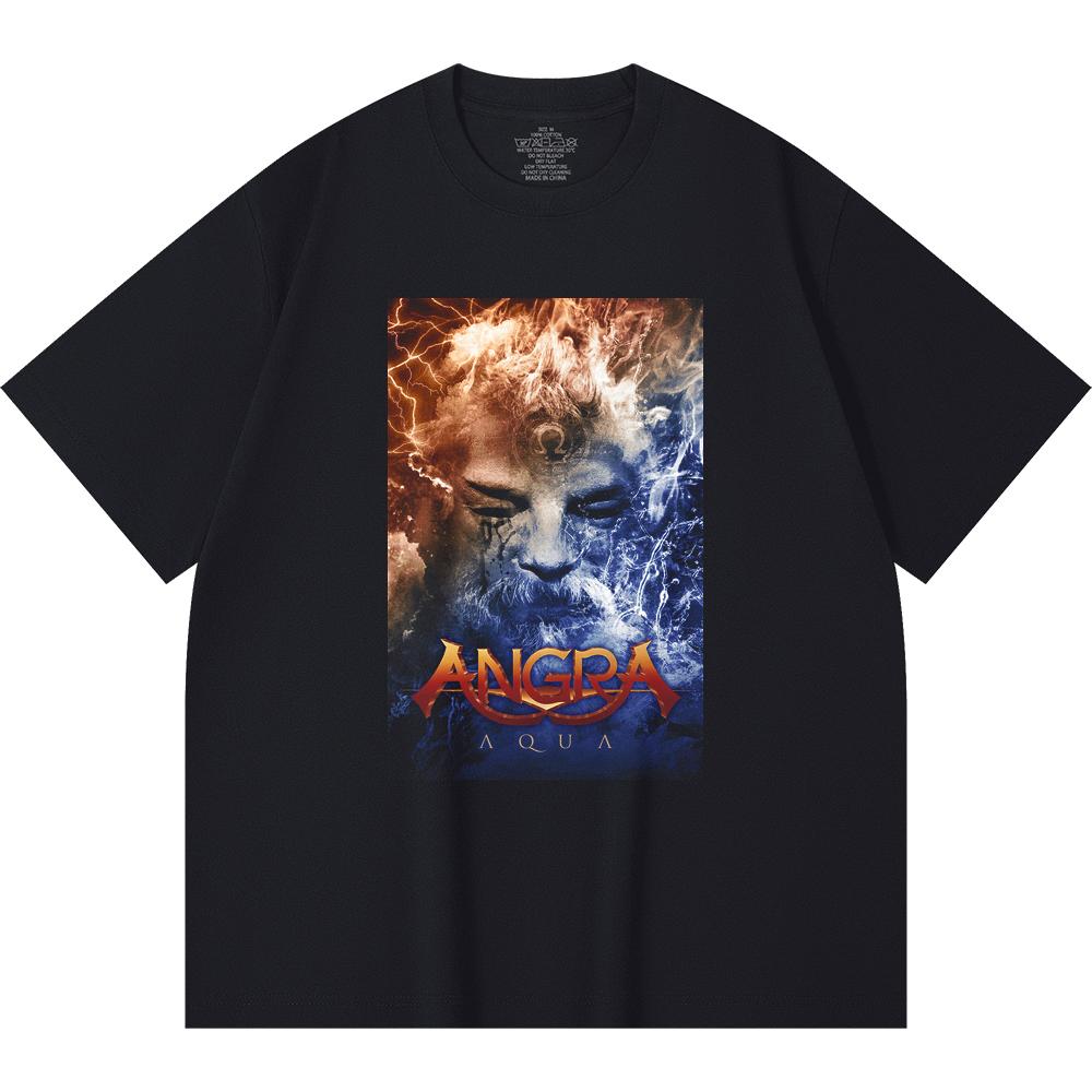T-shirt Heavy Metal 100% Cotone 230 Gsm Stampa Band Rock Musica Popolare Unisex T-shirt Pesante in Cotone