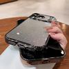 Transparent Glitter Plating Case for For Iphone 16 14 1 17 Pro Max Air 16 Plus 13 12 11 Lens Protector Bling Hard PC Cover