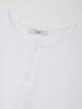 IKALOOK Pigment Henley Neck Vintage Long Sleeve T-Shirt Ctee106