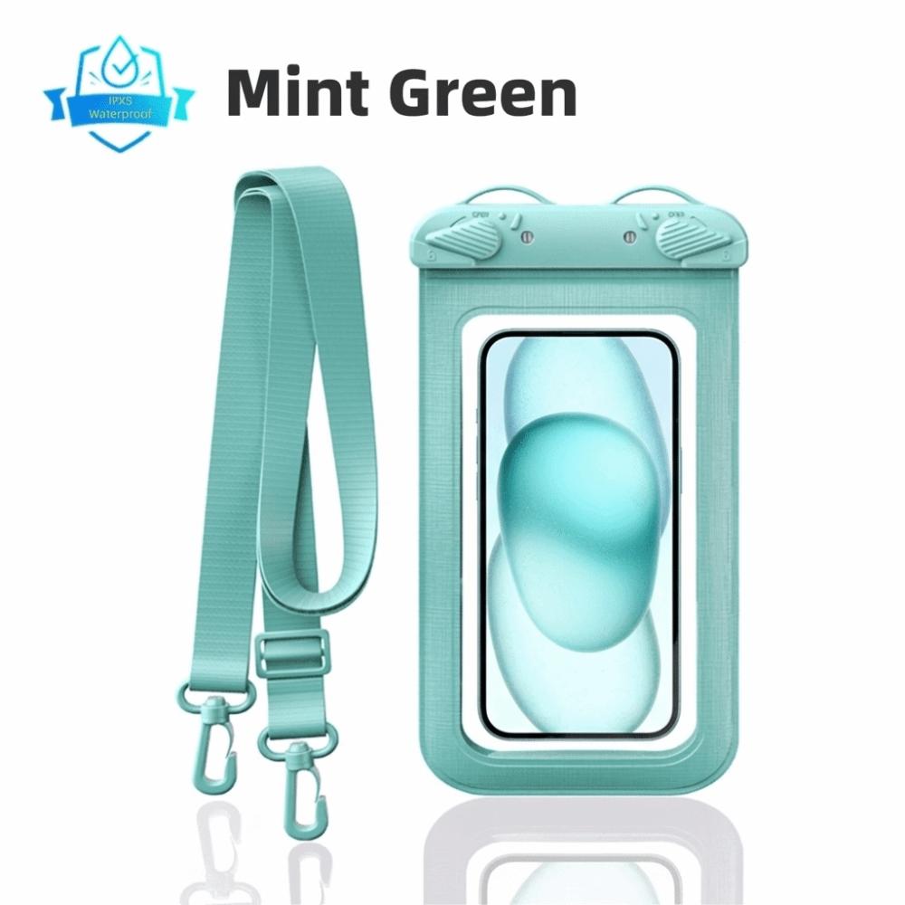 With Hang Rope Waterproof Phone Case 7.5 Inch Phone Waterproof Pouch Touch Screen Case  Swimming