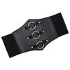 Color Elastic Solid Waistband Wide Belt Tie On Design Decoration Gift Fashion