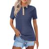 Short Sleeve Polo Shirt, Casual Comfortable Fashion Top for Daily Wear