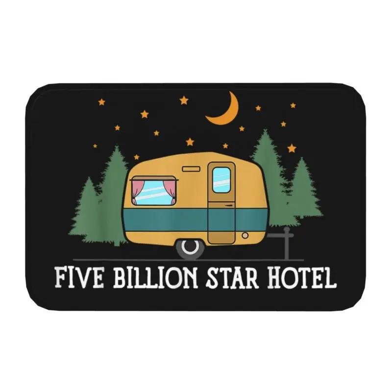 

Personalized Happy Camper Doormat Mat Anti-Slip Camping Life Bathroom Kitchen Toilet Rug Carpet 40*60cm 40x60cm