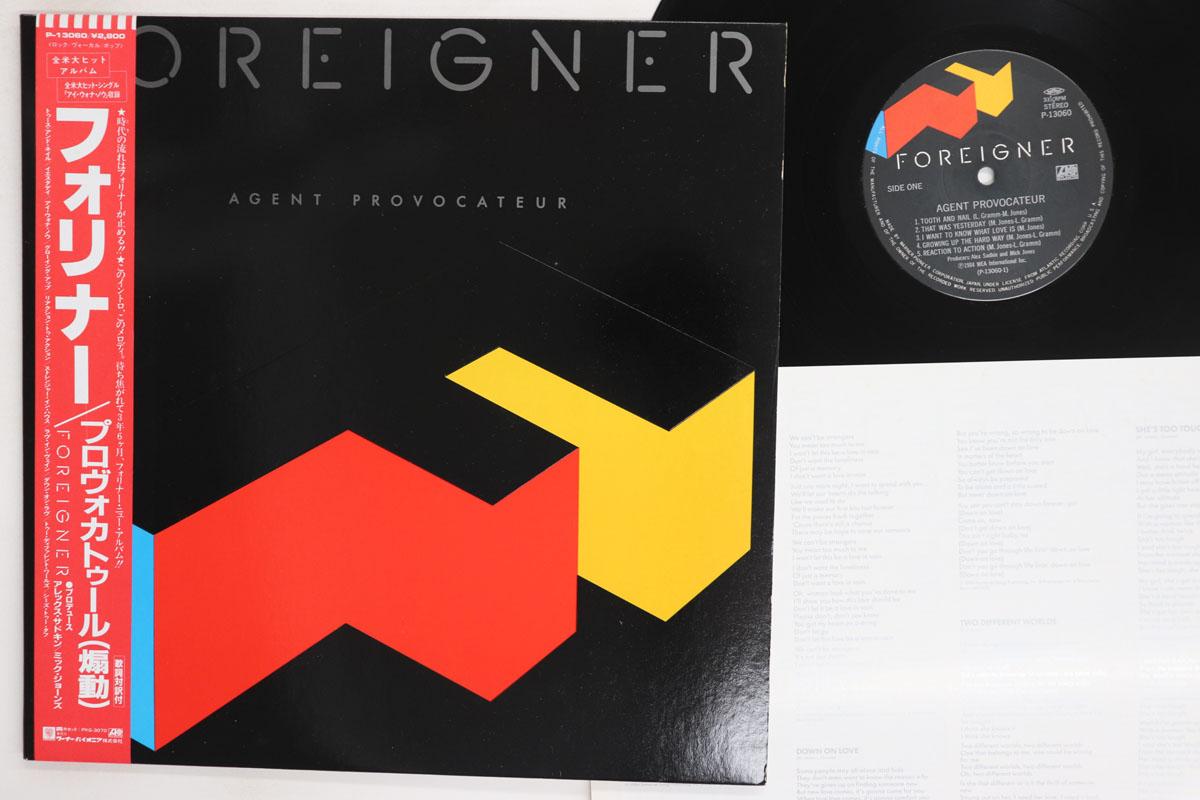 Виниловая пластинка FOREIGNER Agent Provocateur P13060 WARNER PIONEER 1985 Япония Obi Рок Б/у
