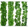 2 Meters Leaf Vine Green Dill Leaves Artificial Plants for Home Room Decoration Accessories Wedding Bridal Accessories Clearance