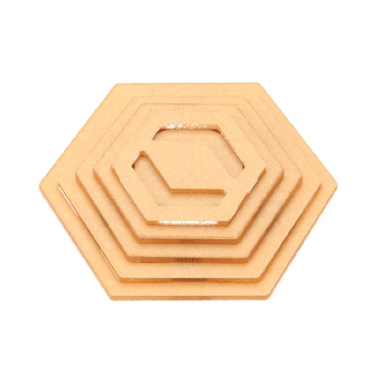 Set of 5 Sewing Quilt Making Patchwork Templates Acrylic Patchwork Rulers for Crafting DIY Quilting Template Tool Set