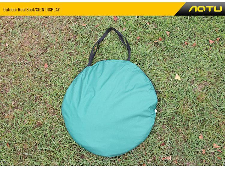 Concave-Convex Camping Tent: Outdoor Toilet, Changing, Shower Tent - AT6516. Perfect for Summer Camping.