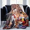 1pc, Pinocchio and Geppetto's Workshop Home Décor Cozy Throw Blankets for Bedroom, Living Room, Travel, Camping, Car