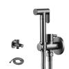 Zinklegierung Shattaf Bidet-Sprühgerät Set Hochdruck Handheld Wandmontiert Vertikaler Sprüh Toilettensprühgerät Badezimmerreinigung