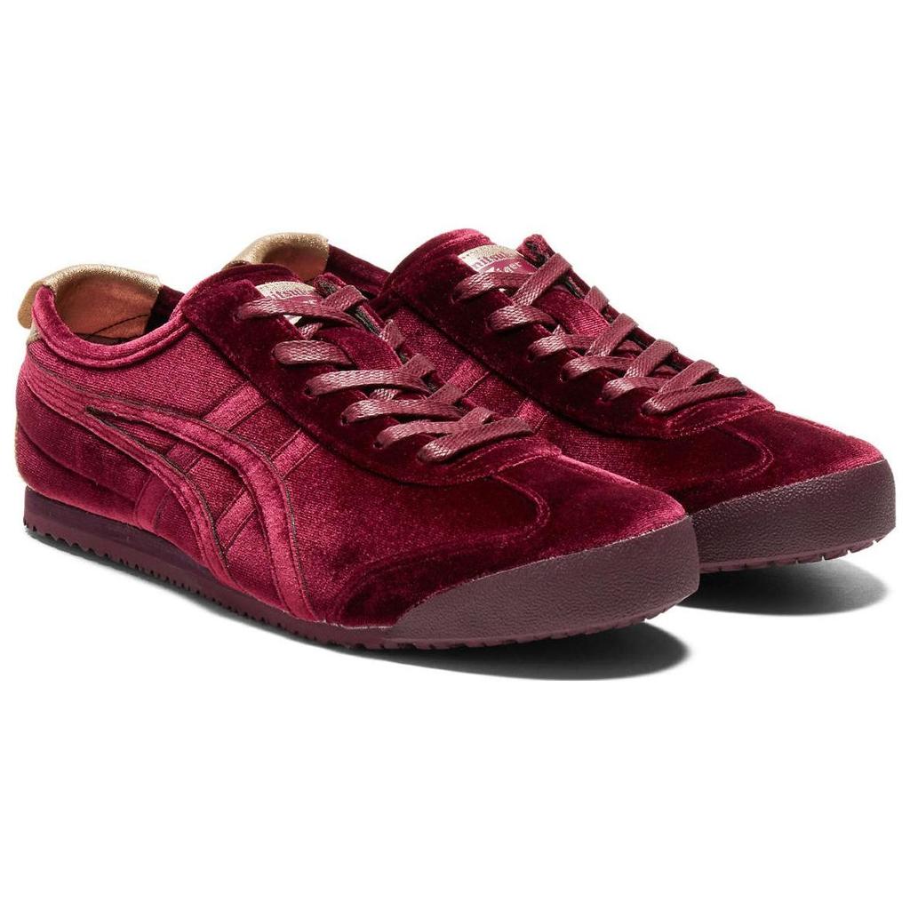 ONITSUKA TIGER Mexico 66 Comfortable Trendy Slip Resistant Durable Lightweight Low Top Casual Shoes Unisex Casual Shoes Red 1183C091-600