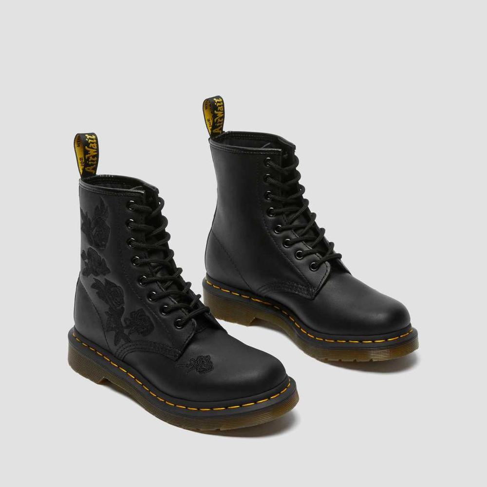 Stiefel Dr. Martens Schwarz 1460 Vonda Mono