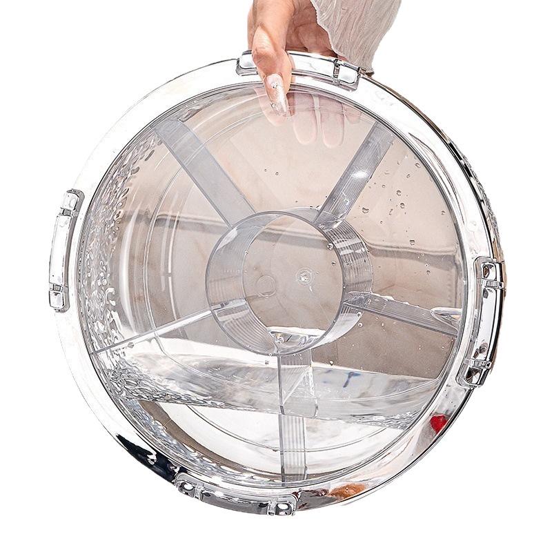 Large Capacity Sealed Snack & Fruit Tray for Living Room