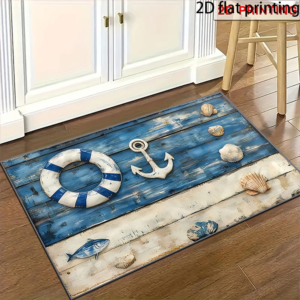 

2D Flat-1PC Exquisite Doorway Beach-themed Mats , Welcome mats for home decoration. 40cm x 60cm