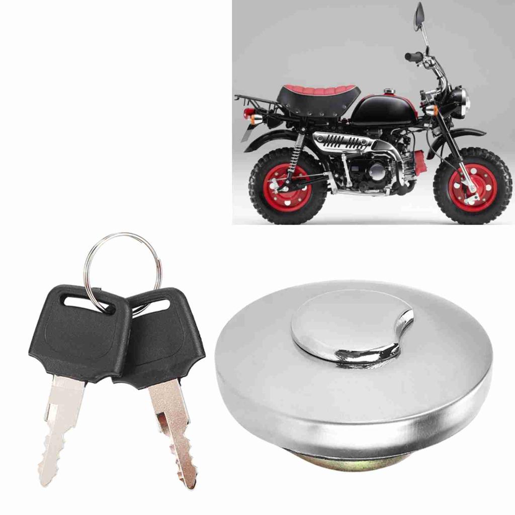 Motorcycle Gas Fuel Oil Box Cover Lock Keys Fit For Honda Monkey Z50 50A Z50J Z50R Mini