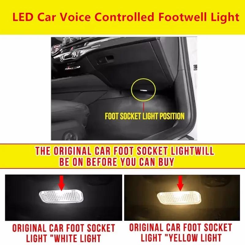For Volkswagen VW Arteon 3H 2017 2018 2019 2020 2025 2025 2pcs Car Ambient Footwell Light Touch LED Atmosphere Lamps Accessories