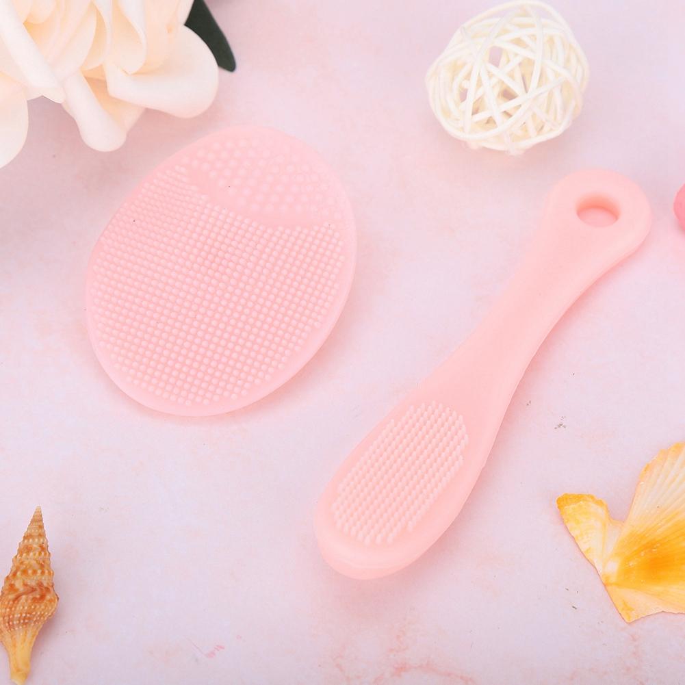 Silicone Facial Cleansing Brush Black Head Removal Brush Makeup Facial Skin Remover Suit