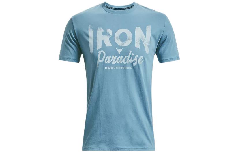 Under Armour Johnson Drop Shoulder Sleeve T Shirt Men s Blue 1370483-416 S