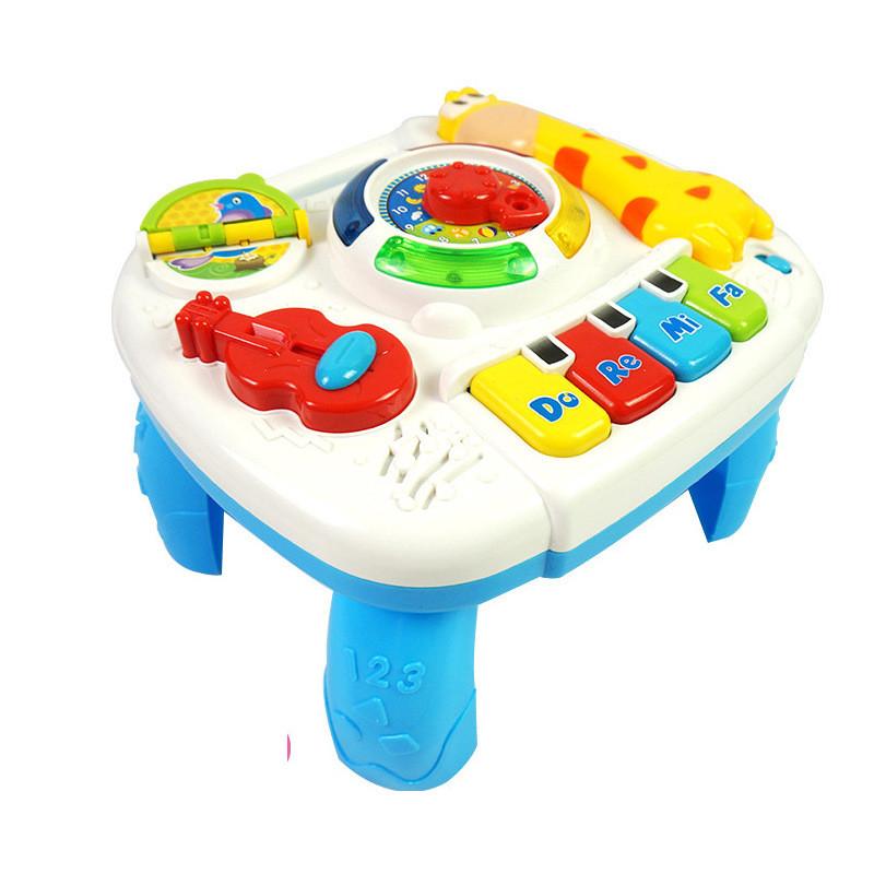 Hersity Learning Musical Activity Table Baby Toys With Lights And Sounds Gifts