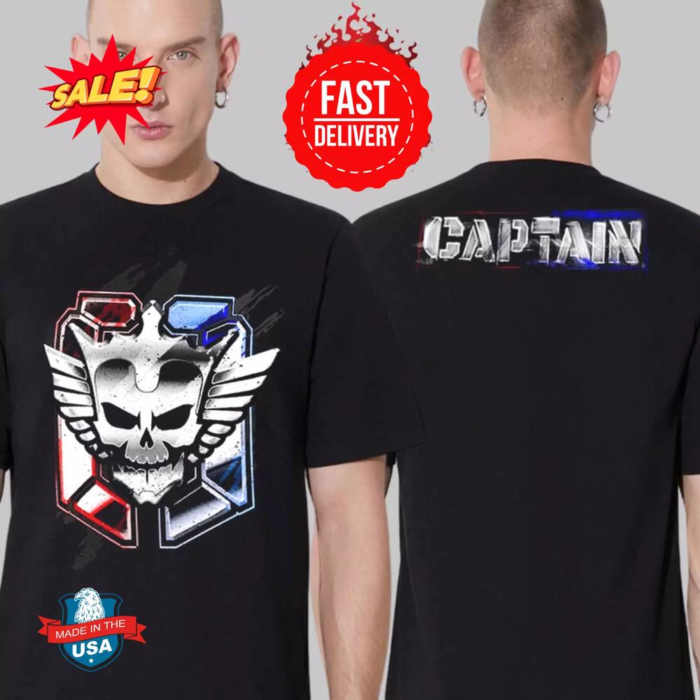 Cody Rhodes Captain Badge The American Nightmare WWE 2025 T-Shirt