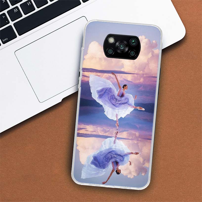 Ballerina Ballett Tanzen Handyhülle Für Xiaomi Mi 11 Lite 11i 12X 12 9 8 11T 10T 9T Pro 10 5X 6X Ultra 5G Hülle Coque Capa