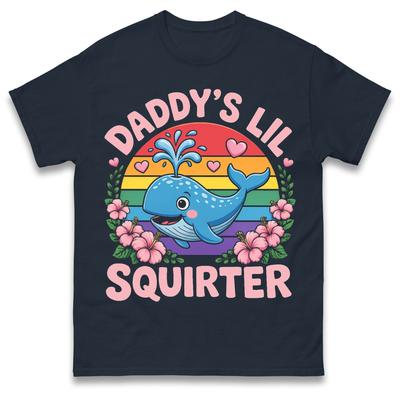 Papa's Kleine Spuitert T-shirt T-shirt Heren Dames Unisex Tops T-shirts