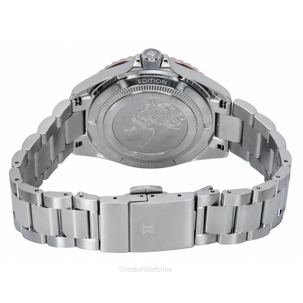 Edox Neptunian Grande Reserve Black Dial Automatic Diver's 80801 3NRM NIR 300M Men's Watch