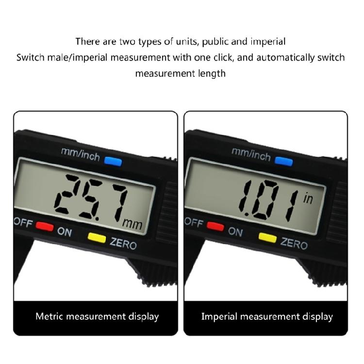 Electronic Digital Display Vernier Micrometer Caliper Portable Measurement Tools