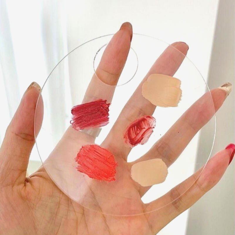 Make-up-Mischpalette Acryl Transparent Rund