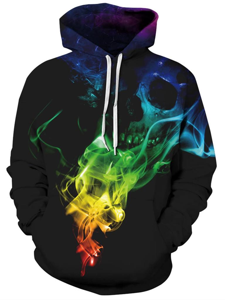 Men's Hoodies  Animal Cat Print 3D Patternv Hooded Spring Autumn Pullover Sweatshirt With Pocket Hoodie Streetwear Loose Comfortable