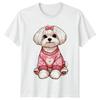 Cute Maltese Puppy Dog In Unisexs TShirt Maltese Dog Pet Lover Christmas