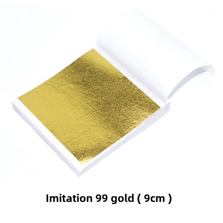 Taiwan Gold 9 Cm Gold Line Nail Art Stickers, 100-Piece Gold Foil Decoration