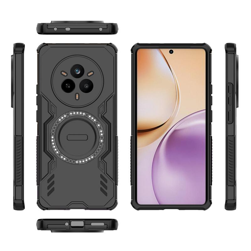 Armor Case For Realme 14 Pro 5G Magnetic Adsorption Wireless Charge Cover Realme 14 Pro Plus 14 Pro+ Case For Realme 14 Pro Case