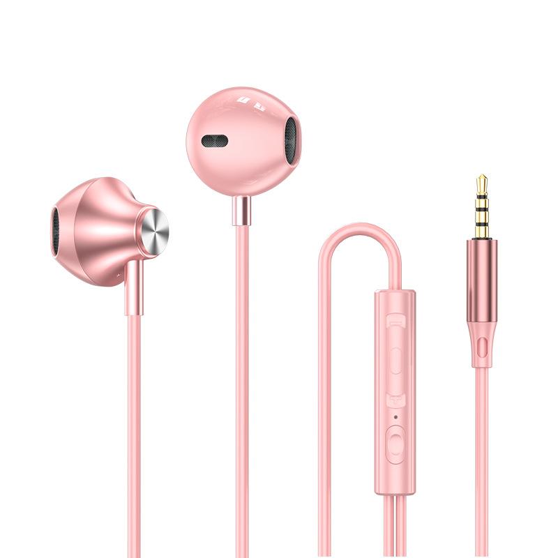 9D Bass Stereo Type C 3.5mm Headphones Volume Control Headset with Mic Wired Earbuds For iPhone Xiaomi Samsung Galaxy Earphones