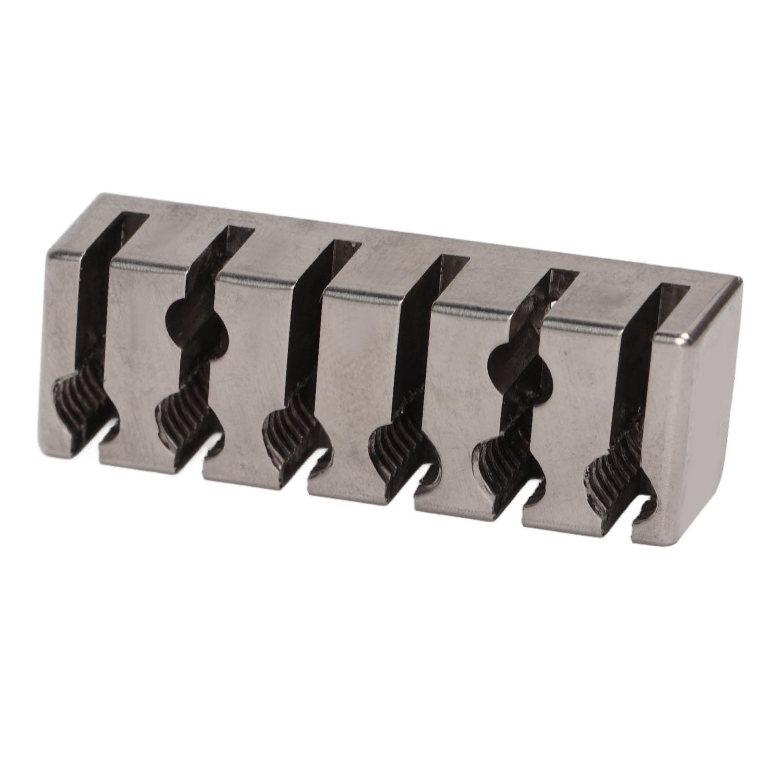 

Локовый порожек 42 мм Профессиональный Серебристый Металлический Локовый порожек для 6-струнной безголовой электрогитары