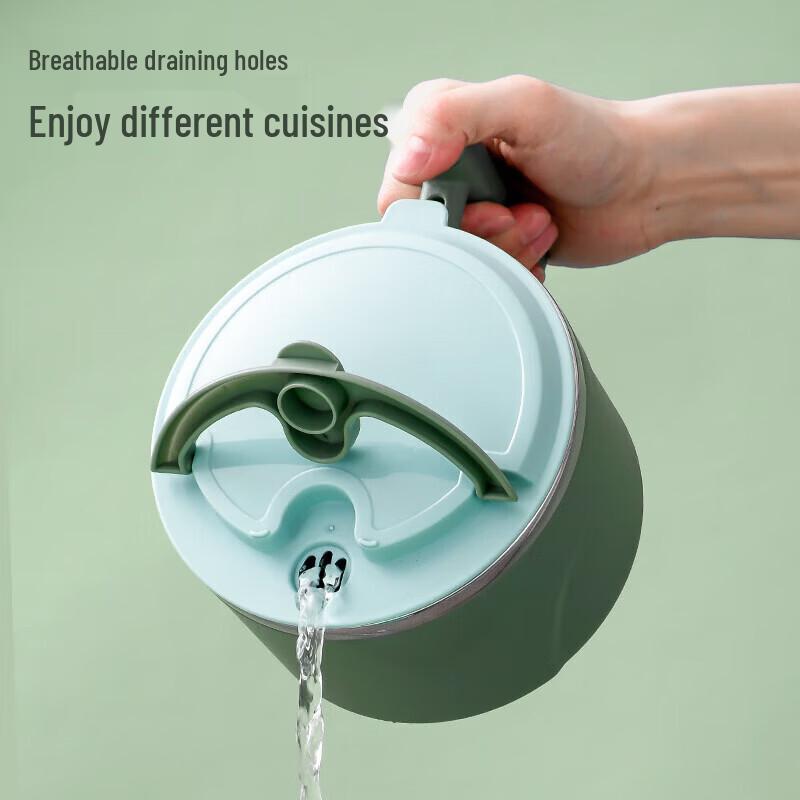 Stainless Steel Instant Noodle Bowl with Drainer