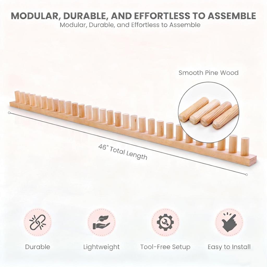 Chunky Blanket Loom Frame Women Adults Shawl Portable Scarf Home Decoration Yarn Craft Versatile Yarn Craft Project Weaving Tool