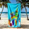 Numberblocks Beach Towel Super Soft Microfiber Quickdry Fabric Comfortable Lightweight Suitable For Swimming Gym Camping Yoga Vacation
