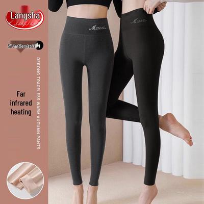 Damen Thermoleggings mit hohem Bund und Fleecefutter